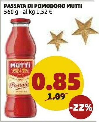 PENNY Passata di pomodoro 560 g(ml) offerta
