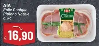 AIA Rollè Coniglio Ripieno Natale Al Kg
