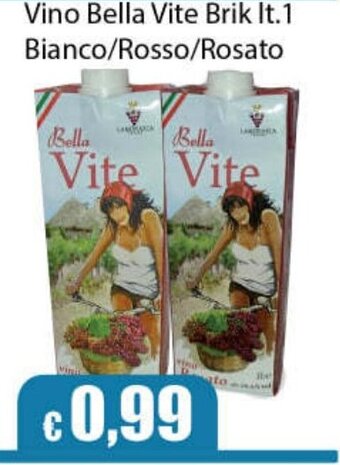 Vino Bella Vite Brik Lt. 1 Bianco/Rosso/Rosato