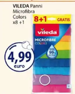 Acqua & Sapone VILEDA Panni Microfibra Colors x8 + 1 offerta