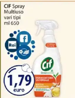 Acqua & Sapone CIF Spray Multiuso offerta