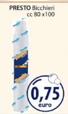 Acqua & Sapone PRESTO Bicchieri offerta