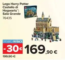 Carrefour Lego Harry Potter Castello di Hogwarts : Sala Grande offerta