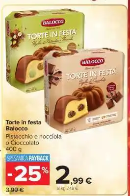 Carrefour Torte in Festa Balocco offerta