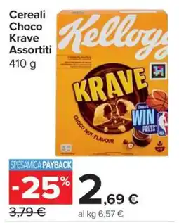Carrefour Cereali Choco Krave Assortiti offerta