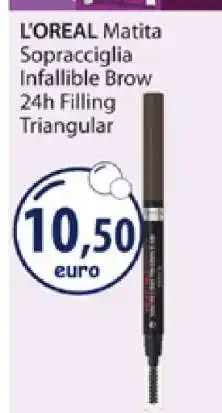 Acqua & Sapone L'OREAL Matita Sopracciglia Infallible Brow 24h Filling Triangular offerta