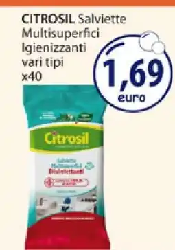 Acqua & Sapone CITROSIL Salviette Multisuperfici Igienizzanti offerta