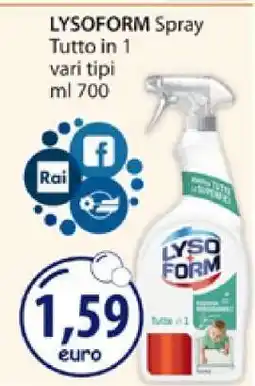 Acqua & Sapone Lysoform Spray offerta