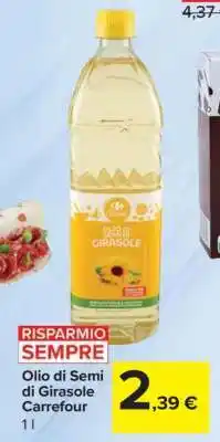 Carrefour Olio di Semi di Girasole Carrefour offerta