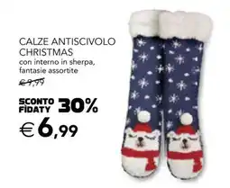 Esselunga CALZE ANTISCIVOLO CHRISTMAS offerta