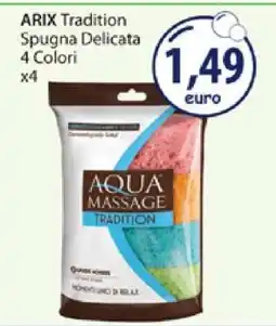 Acqua & Sapone ARIX Tradition Spugna Delicata 4 Colori x4 offerta