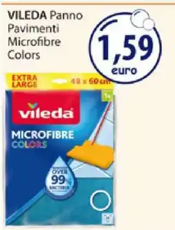 Acqua & Sapone VILEDA Panno Pavimenti Microfibre Colors offerta