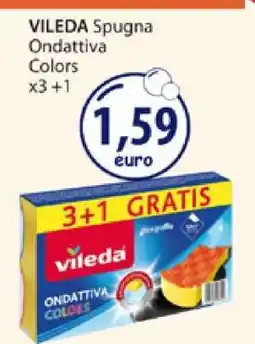 Acqua & Sapone VILEDA Spugna Ondattiva Colors offerta