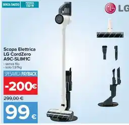 Carrefour Scopa Elettrica LG CordZero A9C-SLIM1C offerta