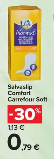 Carrefour Salvaslip Comfort Carrefour Soft offerta