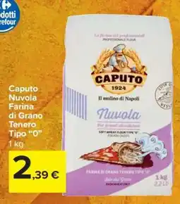 Carrefour Caputo Nuvola Farina di Grano Tenero Tipo “0” offerta