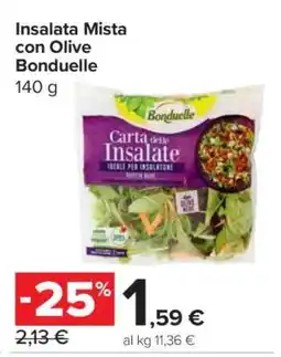 Carrefour Insalata Mista con Olive Bonduelle offerta