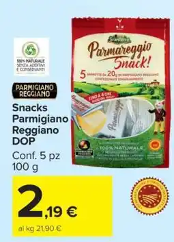 Carrefour Snacks Parmigiano Reggiano DOP offerta
