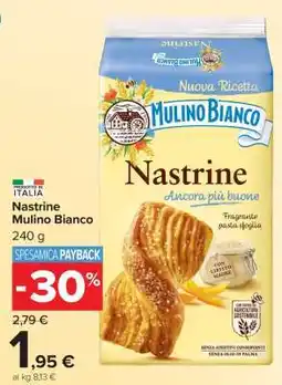 Carrefour Nastrine Mulino Bianco offerta