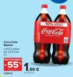 Carrefour COCA COLA Bipack offerta