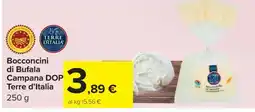 Carrefour Bocconcini di Bufala Campana DOP Terre d’Italia offerta