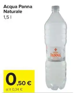 Carrefour Acqua Panna Naturale offerta
