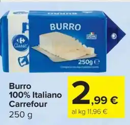 Carrefour Burro 100% Italiano Carrefour offerta