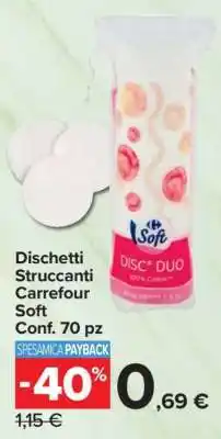 Carrefour Dischetti Struccanti Carrefour Soft offerta