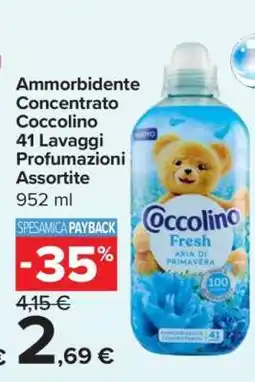 Carrefour Ammorbidente Concentrato Coccolino offerta