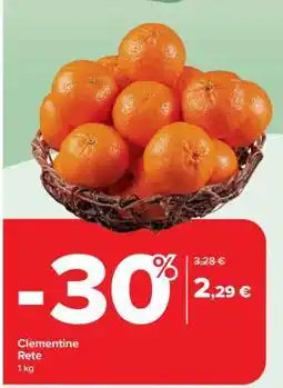 Carrefour Clementine Rete offerta