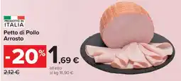 Carrefour Petto di Pollo Arrosto offerta