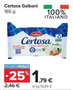 Carrefour CERTOSA GALBANI offerta