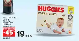 Carrefour Pannolini Extra Care 3 Mega Pack Huggies offerta