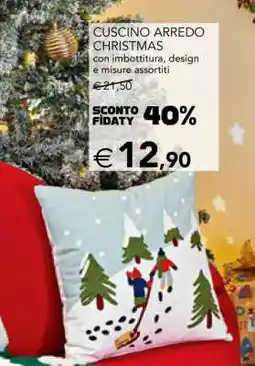 Esselunga CUSCINO ARREDO CHRISTMAS offerta