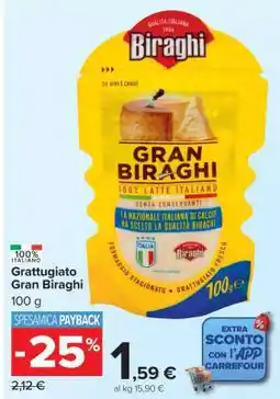 Carrefour Grattugiato Gran Biraghi offerta