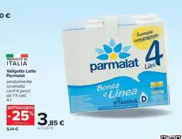 Carrefour Valigetta Latte Parmalat offerta