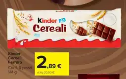 Carrefour Kinder Cereali Ferrero offerta