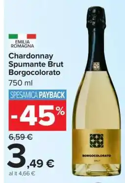 Carrefour Chardonnay Spumante Brut Borgocolorato offerta
