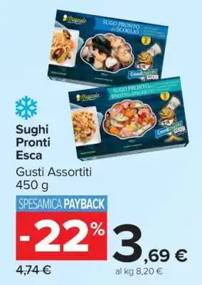 Carrefour Sughi Pronti Esca offerta