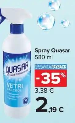 Carrefour Spray Quasar offerta
