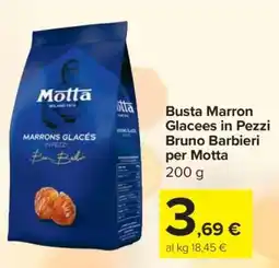 Carrefour Busta Marron Glacees in Pezzi Bruno Barbieri per Motta offerta