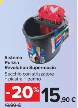 Carrefour Sistema Pulizia Revolution Supermocio offerta