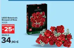 Carrefour LEGO Botanicals Bouquet di Rose offerta