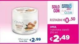 Acqua & Sapone OMIA maschera capelli 250 ml offerta