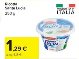 Carrefour Ricotta Santa Lucia offerta