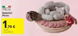 Carrefour Salamini Picnic offerta