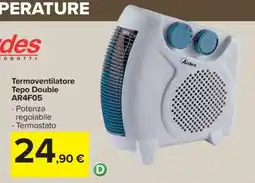 Carrefour Termoventilatore Tepo Double AR4F05 offerta