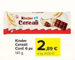 Carrefour KINDER CEREALI offerta