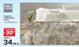 Carrefour Trapunta in Microfibra Coveri offerta
