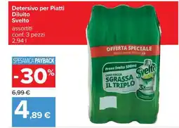 Carrefour Detersivo per Piatti Diluito Svelto offerta